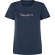 тениска,дамски,тениски,pepe,jeans,fiore,short,sleeve,t,shirt,washed,navy,blue,(blue)