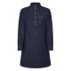 рокля,дамски,поли,и,рокли,pepe,jeans,pl953628,long,sleeve,short,dress,blue