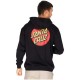 суичър,мъжки,пуловери,santa,cruz,classic,dot,chest,hoodie,black