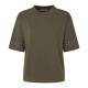 тениска,дамски,тениски,pepe,jeans,pl505950,short,sleeve,t,shirt,green