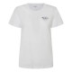 тениска,дамски,тениски,pepe,jeans,pl505967,short,sleeve,t,shirt,white,(white)