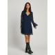 рокля,дамски,поли,и,рокли,pepe,jeans,pl953617,long,sleeve,short,dress,blue