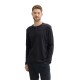 тениска,мъжки,тениски,tom,tailor,1034356,henley,long,sleeve,t,shirt,almost,black,(black)