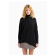 блуза,дамски,пуловери,дамски,плетени,дрехи,armani,exchange,6dym1h,ym1rz,high,neck,sweater,black