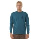 тениска,мъжки,тениски,rip,curl,vaporcool,search,stack,long,sleeve,t,shirt,blue,(trekking,green)