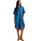 рокля,дамски,поли,и,рокли,lee,all,purpose,a,line,short,sleeve,dress,blue