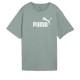 тениска,дамски,тениски,puma,ess,n1,logo,relaxed,short,sleeve,t,shirt,green,(green,moon)