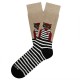 чорапи,мъжки,чорапи,jimmy,lion,artist,cat,long,socks,beige,(beige)