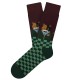 чорапи,мъжки,чорапи,jimmy,lion,gentle,cat,crew,socks,green,(aubergine)