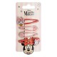 хигиена,аксесоари,disney,minnie,hair,clips,4,pieces,red,pink,(red,red)