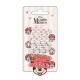 хигиена,аксесоари,disney,minnie,hair,clips,6,pieces,red,pink,(red)