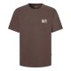 тениска,мъжки,тениски,pepe,jeans,alderburgh,short,sleeve,t,shirt,brown,(walnut,brown)
