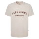 тениска,мъжки,тениски,pepe,jeans,aldridge,short,sleeve,t,shirt,ivory,white,(white)