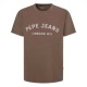 тениска,мъжки,тениски,pepe,jeans,aldridge,short,sleeve,t,shirt,walnut,brown,(brown)