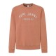 блуза,мъжки,пуловери,pepe,jeans,aldridge,sweatshirt,brown,(light,terracotta,brown)