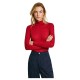 тениска,дамски,тениски,pepe,jeans,flory,long,sleeve,t,shirt,burnt,red,(red)