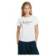 тениска,дамски,тениски,pepe,jeans,gaia,short,sleeve,t,shirt,white