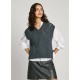 потник,дамски,пуловери,дамски,плетени,дрехи,pepe,jeans,idris,knitted,vest,grey