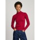 блуза,дамски,пуловери,дамски,плетени,дрехи,pepe,jeans,isela,sweater,burnt,red,(red)