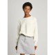 блуза,дамски,пуловери,дамски,плетени,дрехи,pepe,jeans,pl702192,irma,sweater,white,(mousse,white)