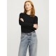 тениска,дамски,тениски,jack,&,jones,celine,gigi,str,solid,jjxx,long,sleeve,t,shirt,black,(black)
