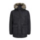 анорак,мъжки,якета,jack,&,jones,construct,faux,fur,parka,black