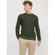 блуза,мъжки,пуловери,jack,&,jones,globe,sweater,kombu,green,(green)