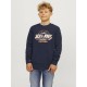 сако,детски,блузи,jack,&,jones,logo,2,col,24,25,mni,sweatshirt,blue,(navy,blazer,white,marmelade)