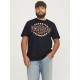 тениска,мъжки,тениски,jack,&,jones,logo,plus,short,sleeve,t,shirt,black
