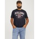тениска,мъжки,тениски,jack,&,jones,logo,plus,short,sleeve,t,shirt,dark,navy,(blue)