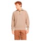 блуза,мъжки,пуловери,jack,&,jones,outdoor,half,zip,sweater,beige