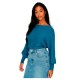 блуза,дамски,пуловери,дамски,плетени,дрехи,only,adaline,short,sweater,blue,(coronet,blue,w.,melange)