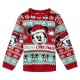 блуза,мъжки,пуловери,дамски,пуловери,disney,knitted,christmas,mickey,sweater,red,(red)