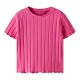 тениска,детски,тениски,name,it,noralina,crop,short,sleeve,t,shirt,carmine,rose,(pink)