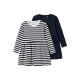 рокля,детски,поли,и,рокли,name,it,vivia,mini,long,sleeve,short,dress,2,units,white,blue,(dark,sapphire,pack,w.,dark,sapphire,stripes)