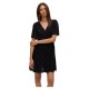 рокля,дамски,поли,и,рокли,vero,moda,alba,short,sleeve,short,dress,black,(black,cherries)