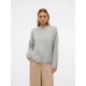 блуза,дамски,пуловери,дамски,плетени,дрехи,vero,moda,boom,sweater,light,grey,melange,(grey)