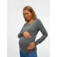блуза,дамски,пуловери,дамски,плетени,дрехи,vero,moda,care,structure,maternity,sweater,medium,grey,melange,(grey)