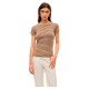 тениска,дамски,тениски,vero,moda,ines,fiona,short,sleeve,t,shirt,otter,birch,(brown)