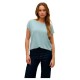 тениска,дамски,тениски,vero,moda,lava,glitter,stripe,short,sleeve,t,shirt,gray,mist,gold,lurex,(blue)