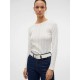 тениска,дамски,тениски,vero,moda,lisa,pointelle,long,sleeve,t,shirt,snow,white,(white)