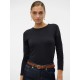 тениска,дамски,тениски,vero,moda,lulu,long,sleeve,t,shirt,black