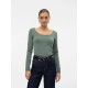 тениска,дамски,тениски,vero,moda,lulu,long,sleeve,t,shirt,laurel,wreath,(green)