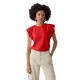 тениска,дамски,тениски,vero,moda,tassa,short,sleeve,t,shirt,red,(fiery,red)