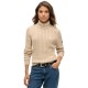 блуза,дамски,пуловери,дамски,плетени,дрехи,superdry,w6110614a,high,neck,sweater,beige,(winter,taupe,twist)