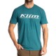 тениска,мъжки,тениски,klim,k,corp,short,sleeve,t,shirt,heathered,teal,white,(blue)