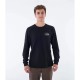 тениска,мъжки,тениски,hurley,evd,bones,long,sleeve,t,shirt,black