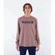 тениска,мъжки,тениски,hurley,evd,one,and,only,solid,long,sleeve,t,shirt,brown,(roadside)