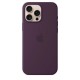 други,аксесоари,apple,iphone 16,pro,max,silicone,case,with,magsafe,purple,(plum)