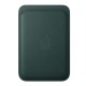 портфейли,и,портмонета,apple,finewoven,magsafe,leather,wallet,clear,(dark,green)